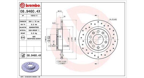 MAGNETI MARELLI Тормозной диск 360406104202